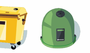 kontejnery_trideni_odpadu_samosebou_papir_plast_sklo_napojove_kartony