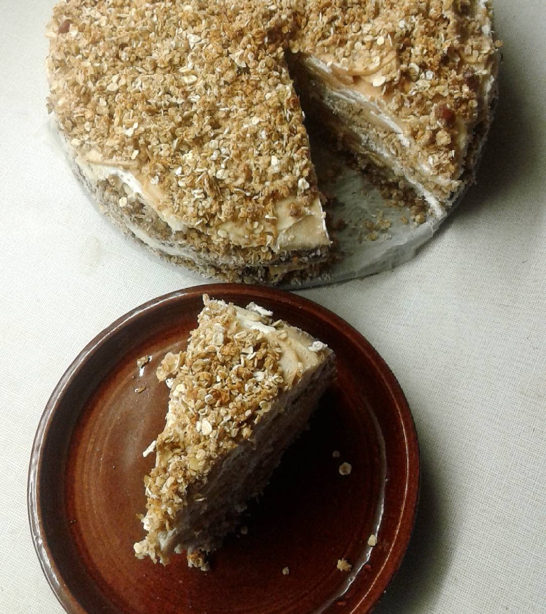 Můj dnešní jablečný dortík který rozhodně (a zatím) není #NaSvemMiste (v břiše! :D) (recept podle @michelangelka) #dnessnidam #oat #apple #cake #healthy #fit #morning #healthylifestyle #health #care #food #foodlove #foodlover #foodie #vkuchyni #foodporn #uzasnejedlo #dnesjem #celyden #bake #it #happy #weekend #homemade #home #time #chef #foodstagram #fitspiration