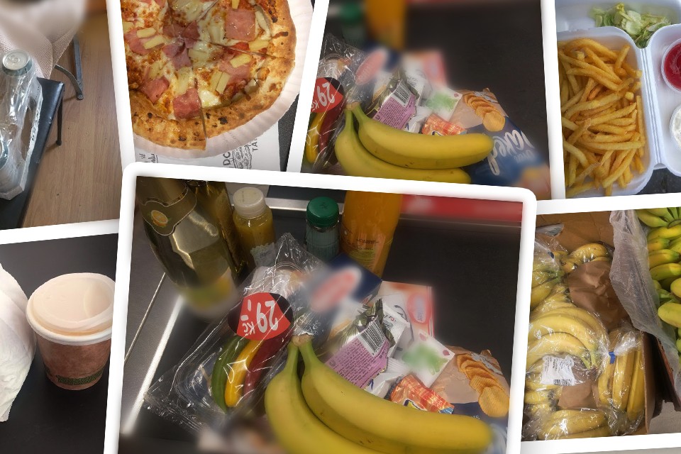 samosebou_vyzva_odpadky_obaly_pizza_ovoce_kava_kelimek_sacky_lahve_sklo