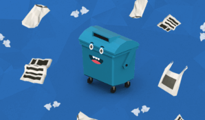 Samosebou_modry_kontejner_papir