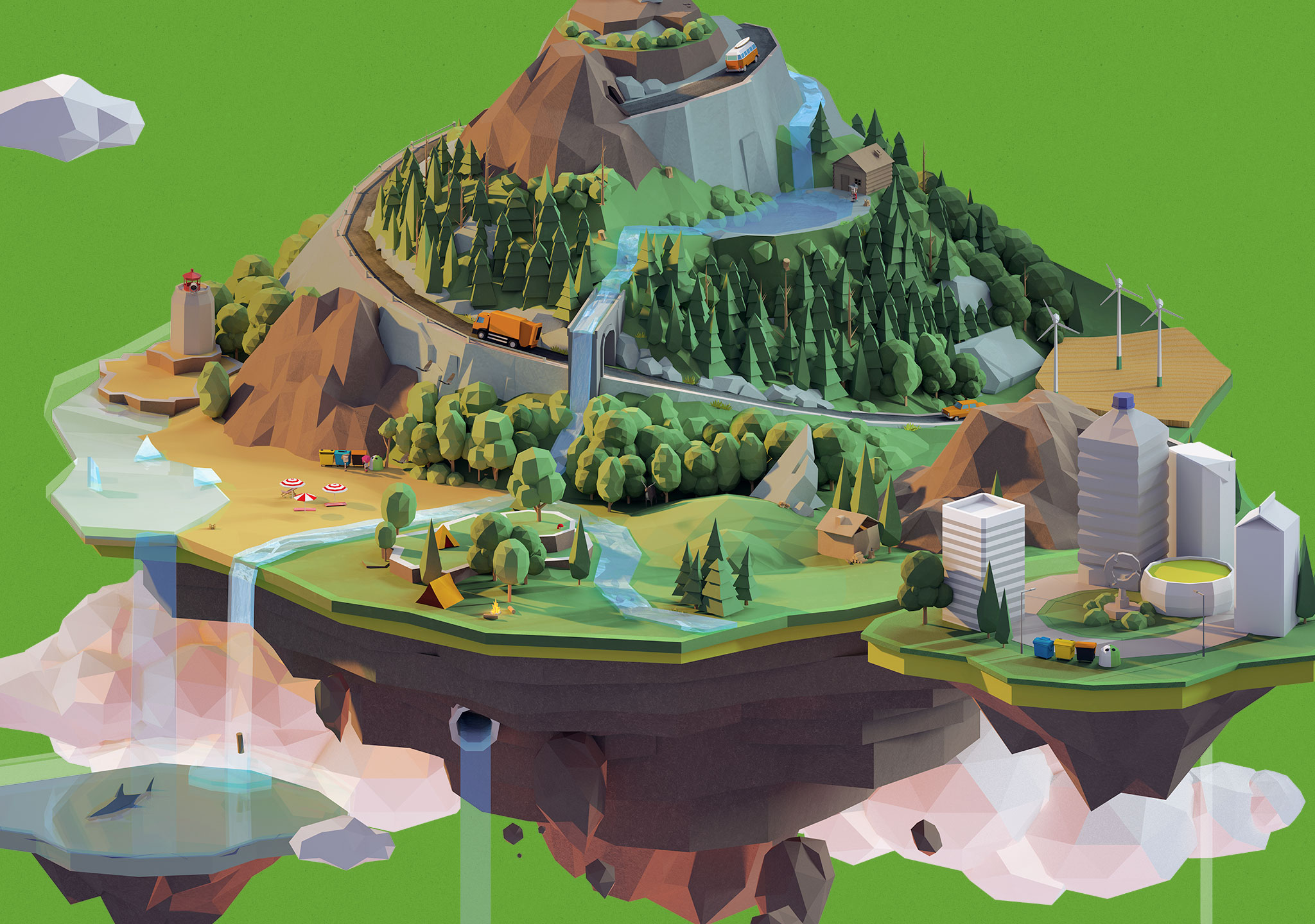 hora_vodopad_priroda_leto