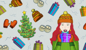 diva_palcaky_darky_vanocni_stromek_cepice_svicky